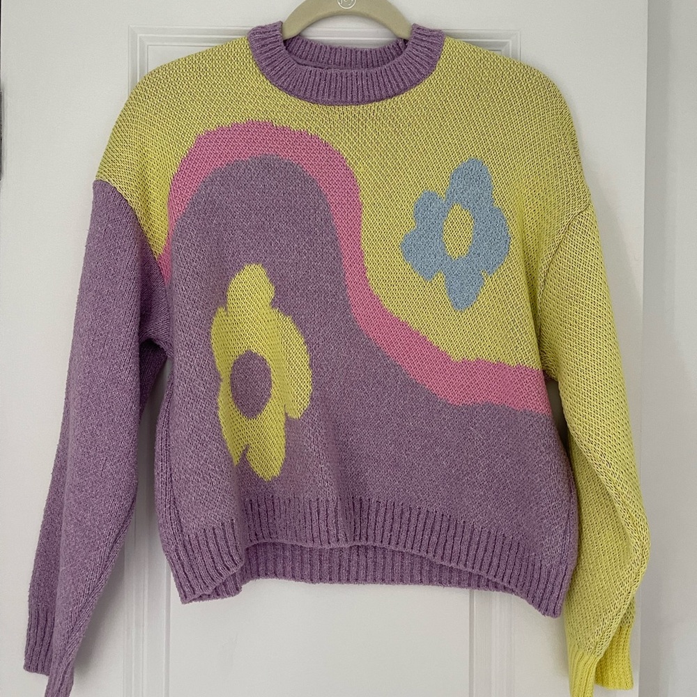 Fun multi colored Zara sweater